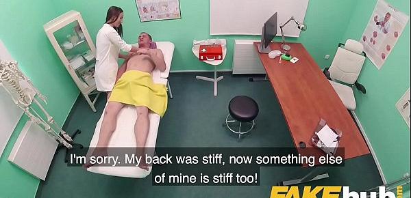 Fake Hospital Masseuse hot wet pussy and squirting orgasms cure backache